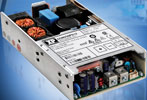 Figure 5. XP Power’s CCM250 power supply uses crative mechanical design to pack a 250 W (300 W peak) convection-cooled power supply into a 6 x 4 x 1,5&#160;inch format